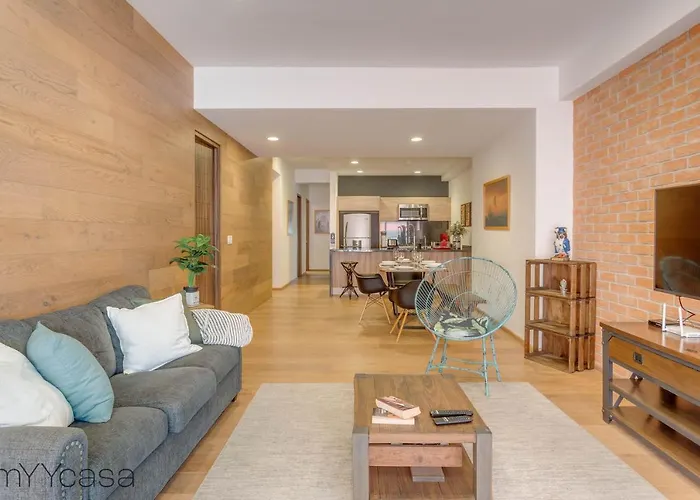 Apartamento Private Balcony Infinity Pool & Rooftop In La Roma - Queretaro *