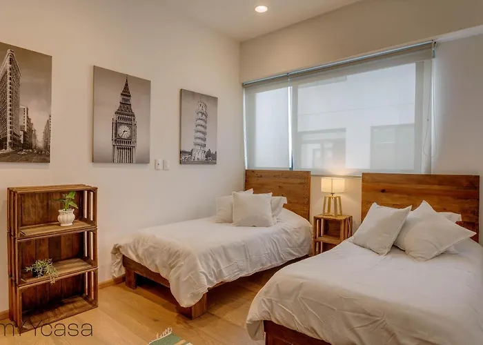 Private Balcony Infinity Pool & Rooftop In La Roma - Queretaro Apartamento *