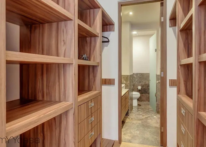 Private Balcony Infinity Pool & Rooftop In La Roma - Queretaro Apartment